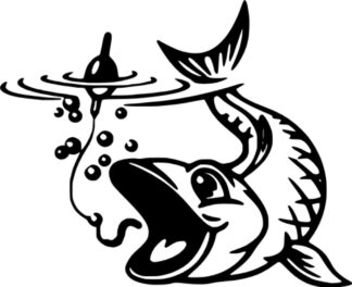 sticker autocollant poisson pêche pêcheur 8 PYM5Q
