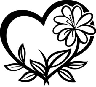 sticker autocollant Coeur love 5 YOOSD