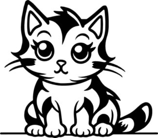 sticker autocollant chat animaux 7 XFJXT