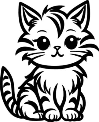 sticker autocollant chat animaux 4 BE7CE