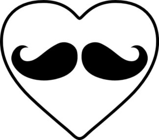 sticker autocollant Coeur love 5 SM1OB