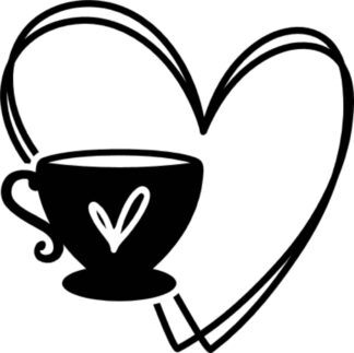 sticker autocollant Coeur love 4 XMZ26