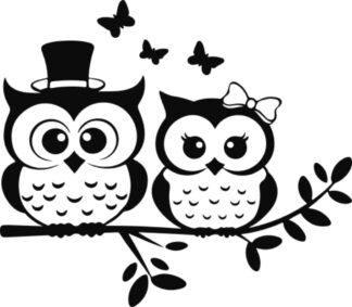 sticker autocollant Hibou chouette animaux oiseau 5 4BWZF