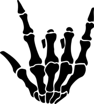 sticker autocollant Squelette skull 3 MLTIY