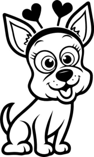 sticker autocollant Chien animaux 2 HYTIR