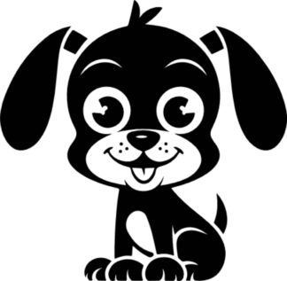 sticker autocollant Chien animaux 4 2H2MF