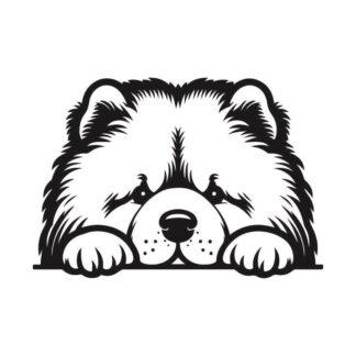 sticker autocollant chien animaux 8 QWQ88