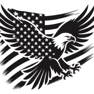 sticker autocollant aigle oiseau animaux américain 3 VLFGE