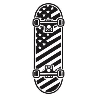 sticker autocollant skateboard sport américain 2 KPL6M
