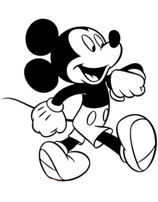 sticker autocollant Mickey Disney héro 7 L77SC
