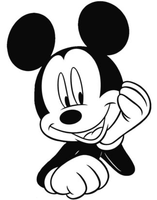 sticker autocollant Mickey Disney héro 6 NBSTD