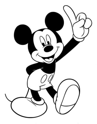 sticker autocollant Mickey Disney héro 8 730UM