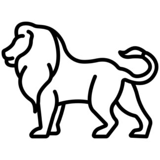 sticker autocollant Lion animaux 2 SSLHM