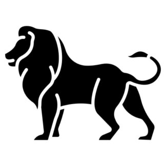 sticker autocollant Lion animaux 8 5KRJC