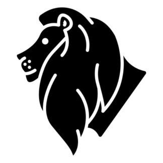 sticker autocollant Lion animaux 6 QIPCQ