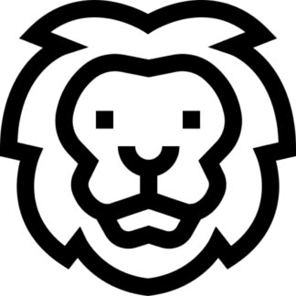 sticker autocollant Lion animaux 4 FCZEO