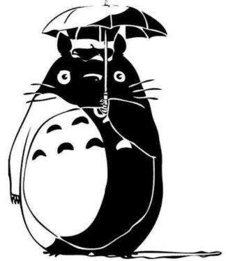 sticker autocollant Totoro manga héro 5 1CSDG