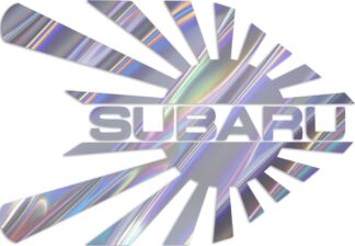 sticker autocollant holographic subaru 4 E2BGN