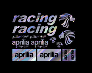 sticker autocollant Aprilia moto racing  BSVRX holographic