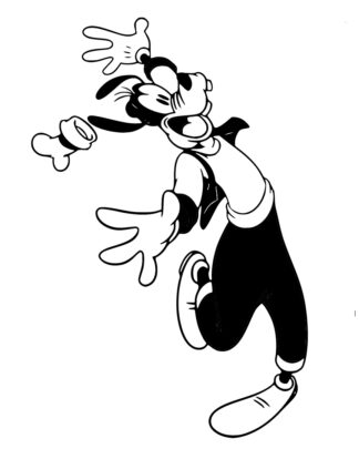 sticker autocollant Disney dingo 4 ZZMQ2