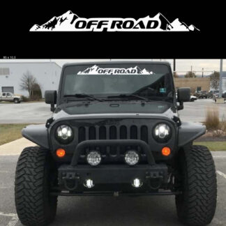 sticker autocollant Jeep pare-brise 1 3XSXC