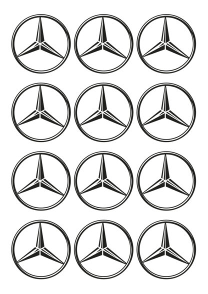 sticker autocollant Mercedes lot de 12 IM9TQ