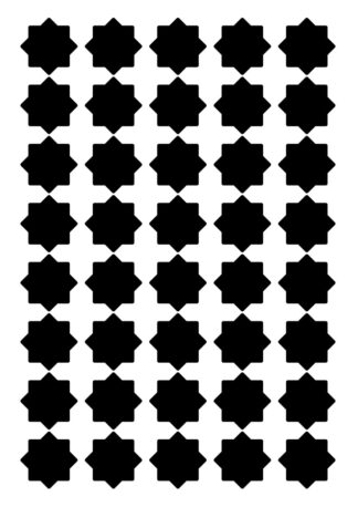40 gommettes adhésives géométriques 9 IBFOS