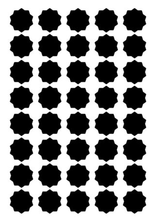 40 gommettes adhésives géométriques 2 WR92Z