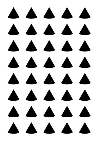 40 gommettes adhésives géométriques 3 FXY69