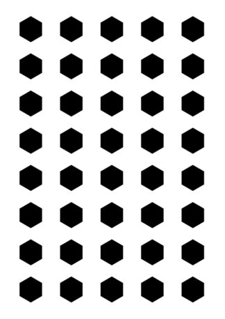 40 gommettes adhésives géométriques 10 NRTTS