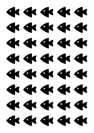 40 gommettes adhésives poisson 5 L9LTG