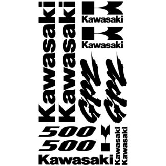 Sticker kit kawasaki gpz 500 moto  KMK4