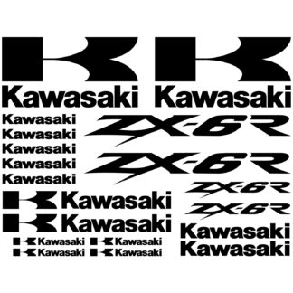 Sticker kit kawasaki zx-6r moto  KMK12