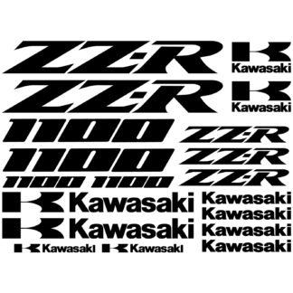 Sticker kit kawasaki zz-r 1100 moto  KMK18