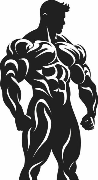 sticker autocollant musculation bodybuilder sport 2 PTI7E