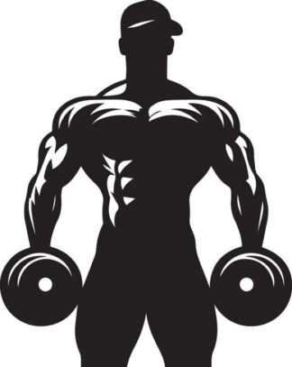 sticker autocollant musculation bodybuilder sport 5 MJ8OR