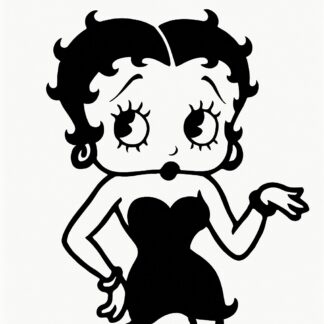 Sticker autocollant Betty Boop décoration decostickerstore - BL0HSJ