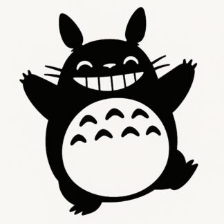 Sticker autocollant Totoro joyeux décoration decostickerstore - Y5RGS6