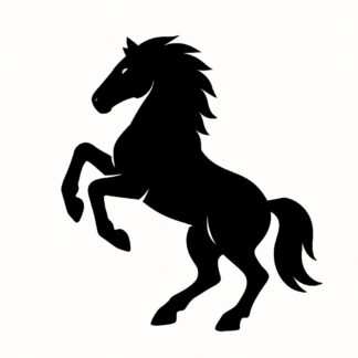 Sticker autocollant häst mustang décoration decostickerstore - MIK4DT