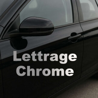 lettrage chrome sticker chrotyp SG5KN