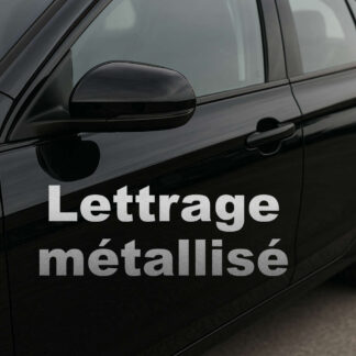 lettrage métallisé brillant ou mat metatyp XDHCA