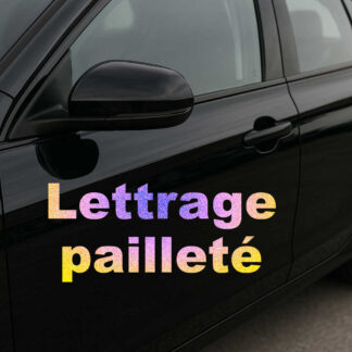 lettrage pailleté sticker pailtyp CEX9P