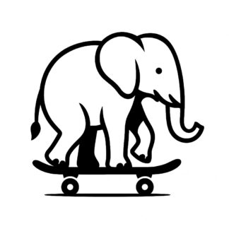 Sticker autocollant client Skateboard - QRWKPM