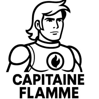 Sticker autocollant client Flamme - F63RMS