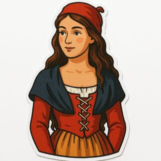 Autocollant Fille Corse décoration decostickerstore - RL5QFA