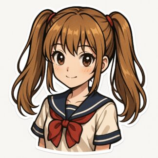 Autocollant Fille manga décoration decostickerstore - RRYDCO