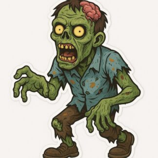 Autocollant Un zombie décoration decostickerstore - VM2UJH