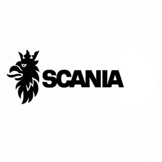 Sticker autocollant A palavra scania e pó a sair de lado. Deve ter um grifo da Scania de cada lado décoration decostickerstore - PL6JD0