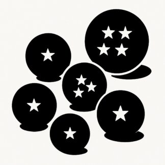 Sticker autocollant Boules Dragon ball décoration decostickerstore - OSIFKB