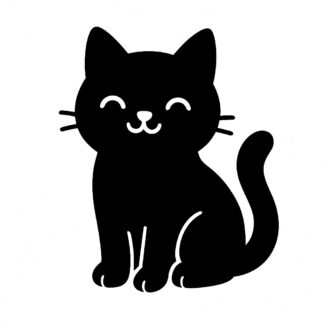 Sticker autocollant Chat mignon décoration decostickerstore - KMFEIF